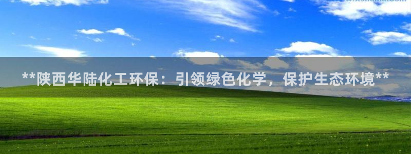 亿万先生手机网页：**陕西华陆化工环保：引领绿色化学，保护生态环境**
