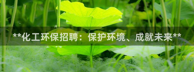 亿万官网手机登录：**化工环保招聘：保护环境、成就未来**