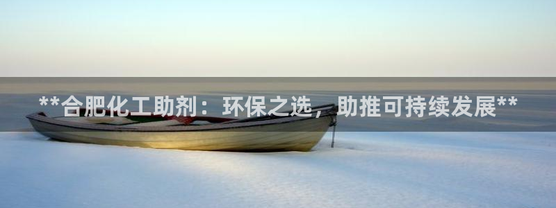 亿万先生下载客户端：**合肥化工助剂：环保之选，助推可持续发展**