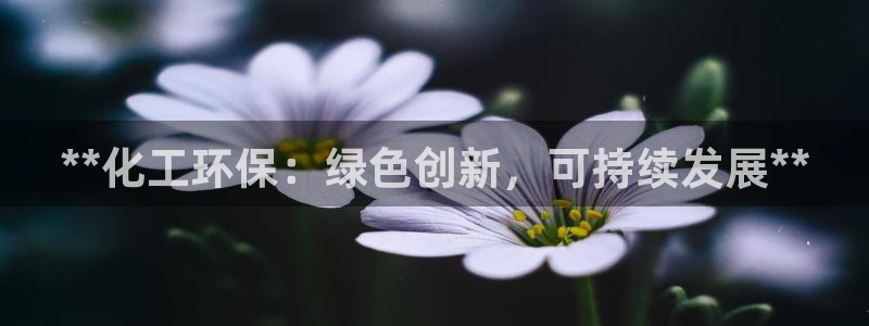 亿万先生手机客户端：**化工环保：绿色创新，可持续发展**