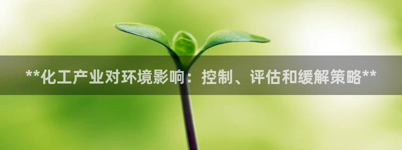 亿万首富手游：**化工产业对环境影响：控制、评估和缓解策略**