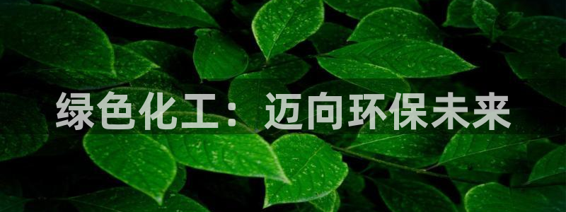 亿万先生mr07：绿色化工：迈向环保未来