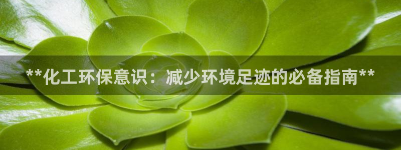 官方网站下载亿万人生：**化工环保意识：减少环境足迹的必备指南**