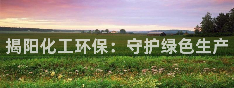 亿万先生 菲律宾：揭阳化工环保：守护绿色生产