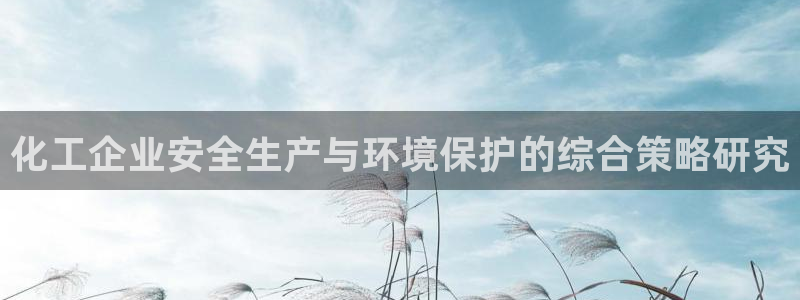 亿万先生用什么客户端：化工企业安全生产与环境保护的综合策略研究