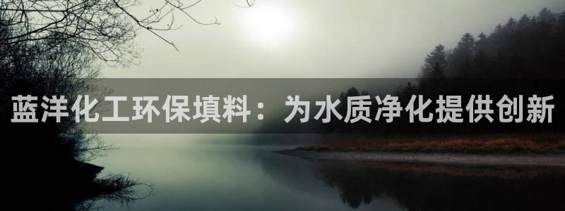 亿万官网字幕：蓝洋化工环保填料：为水质净化提供创新