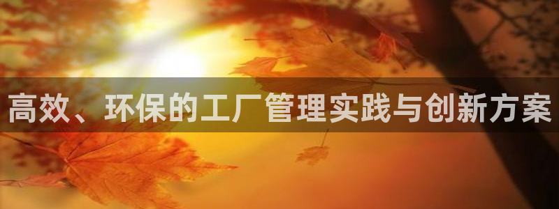亿万首富游戏：高效、环保的工厂管理实践与创新方案